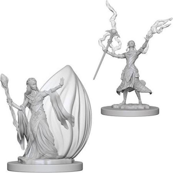 Toys4.0 Dungeons & Dragons Nolzurs Marvelous Unpainted Elf Female Wizard Miniature TO31731